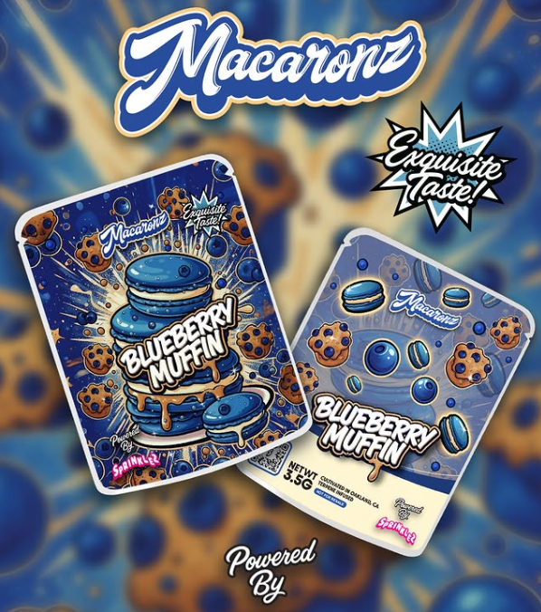 Blueberry Muffin Macaronz