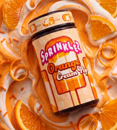 Sprinklez Orange Cream Pop